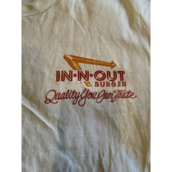 90'S IN-N-OUT BURGER Single Stitch T-Shirt Men's Large/X-Large 1993 Back Print - Picture 9 of 16